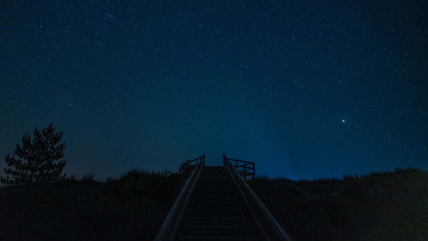 Milky Way over the Dunes of Amrum