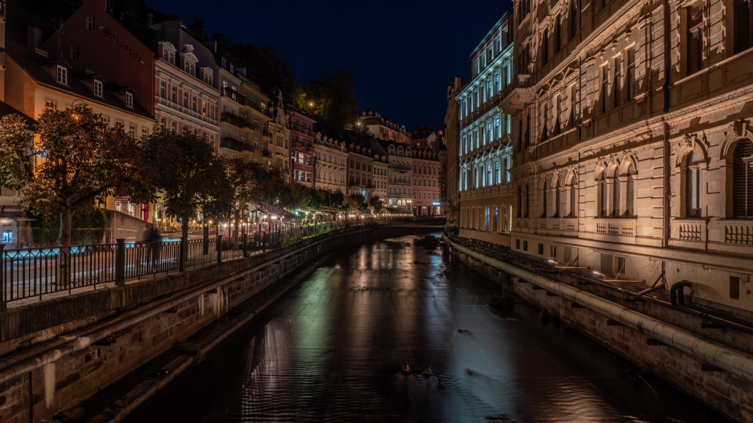 Karlovy Vary by Night