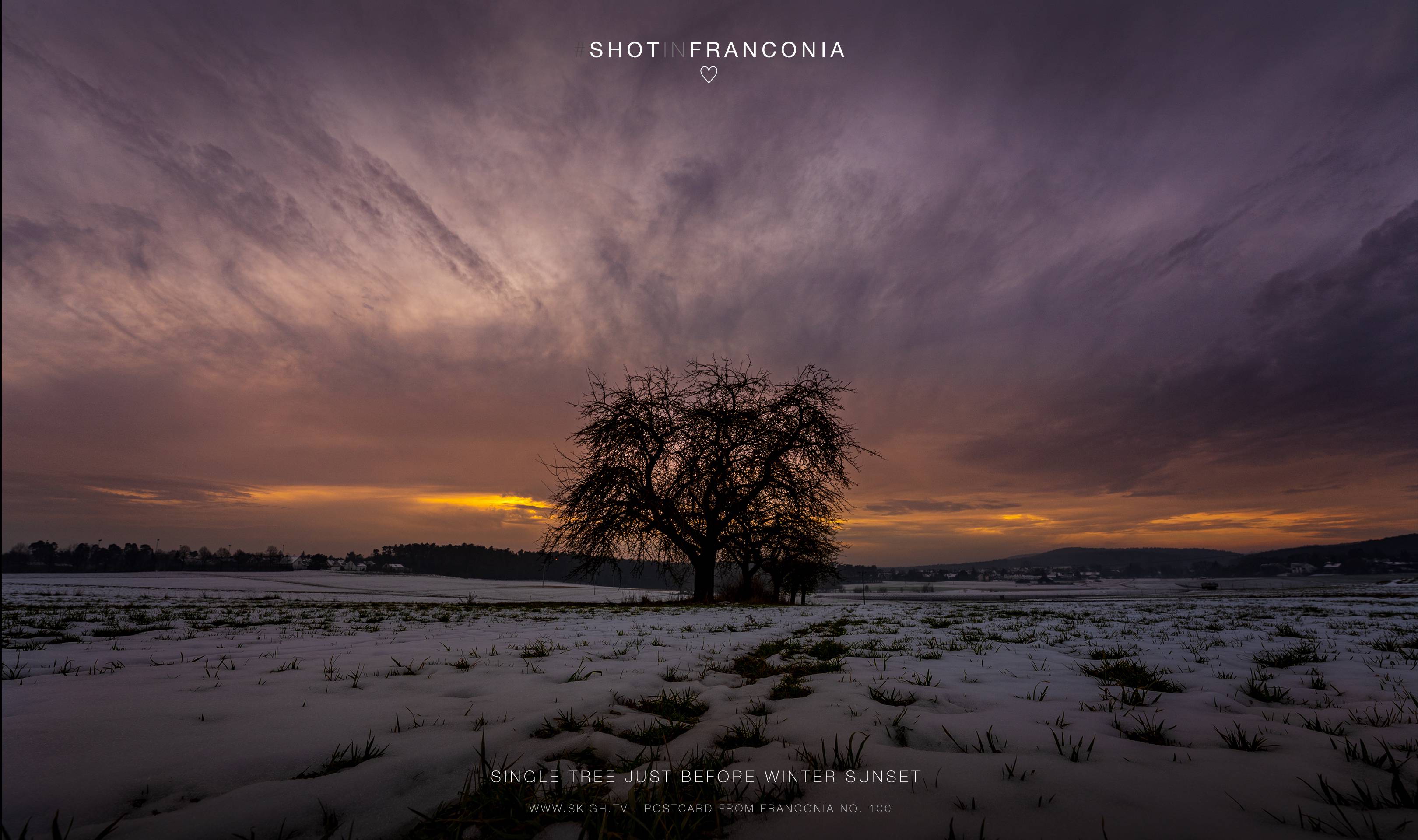 Single tree just before winter sunset | 1/60s * f9 * ISO 125 * 14mm - 14-24mm F2.8 DG DN | Art 019 - Sony α7 III Single tree just before winter sunset