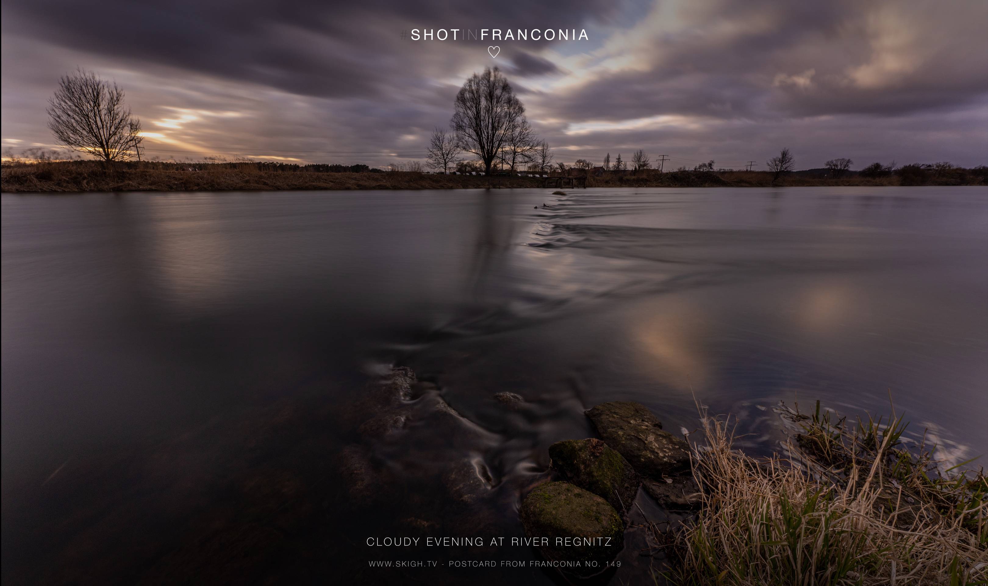Cloudy evening at river Regnitz | 30s * f14 * ISO 250 * 14mm - 14-24mm F2.8 DG DN | Art 019 - Sony α7R III Cloudy evening at river Regnitz
