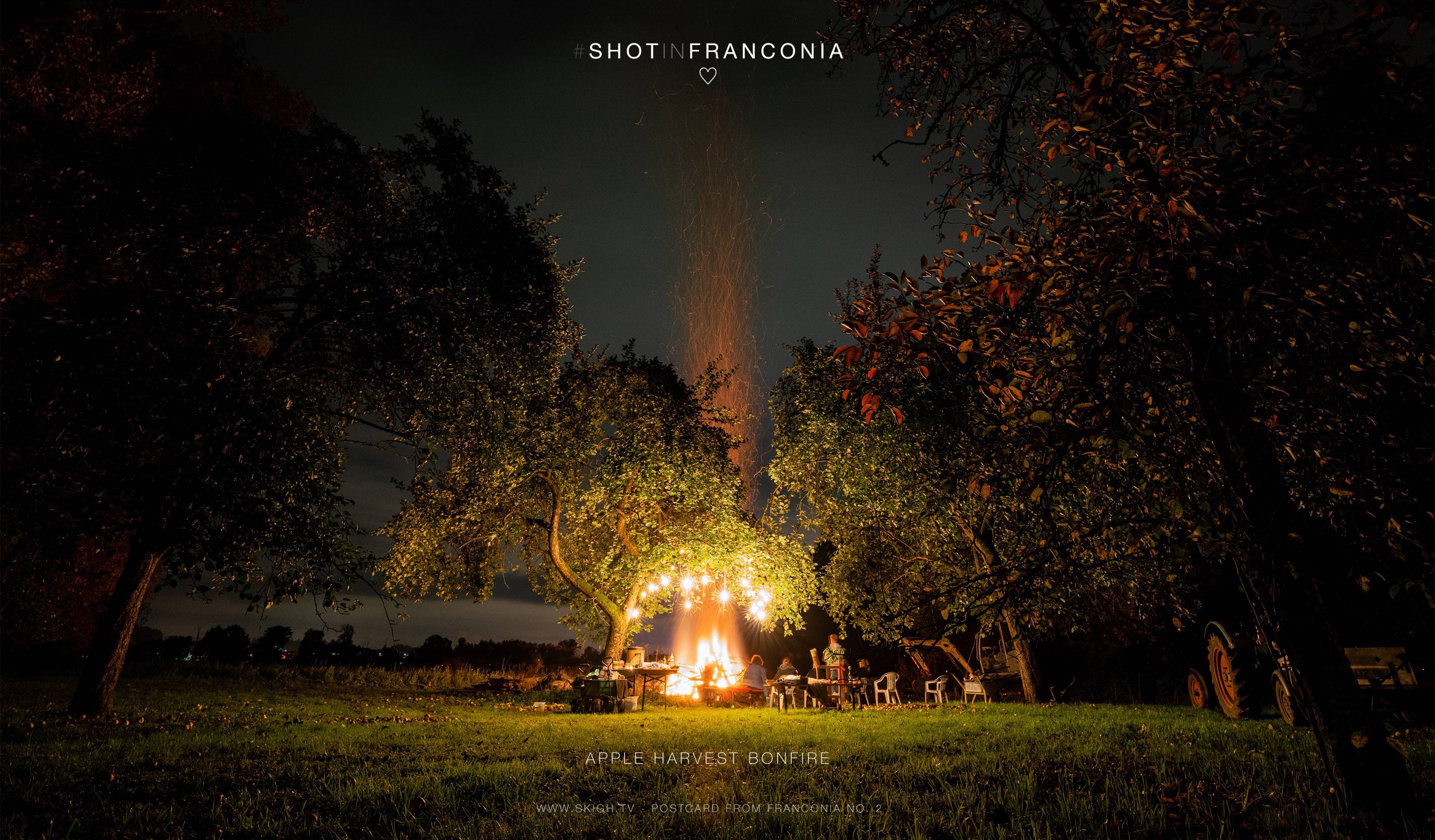 Apple Harvest bonfire