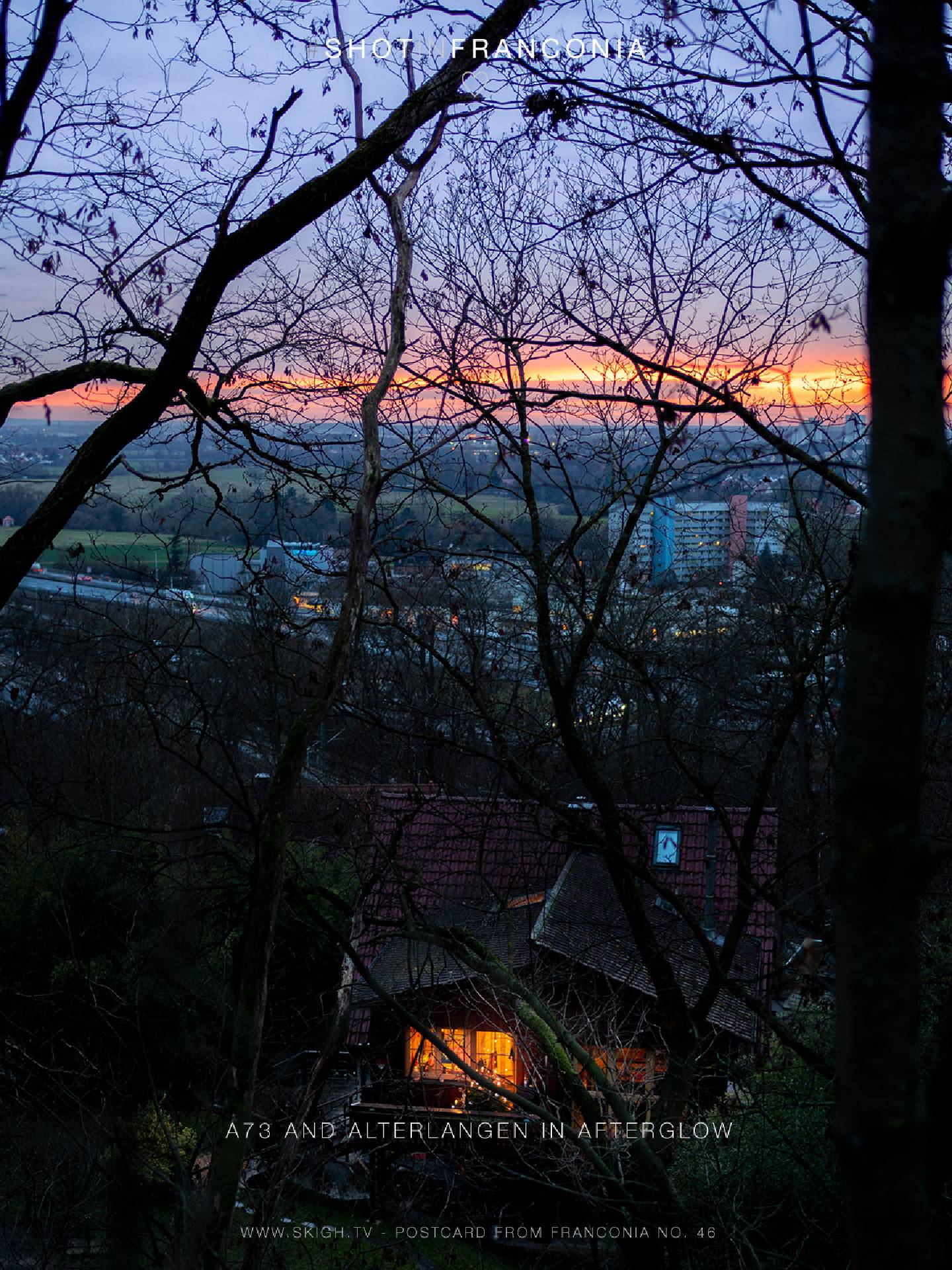 A73 and Alterlangen in afterglow | 1/40s * f1.8 * ISO 400 * 35mm - FE 35mm F1.8 - Sony α7R III A73 and Alterlangen in afterglow