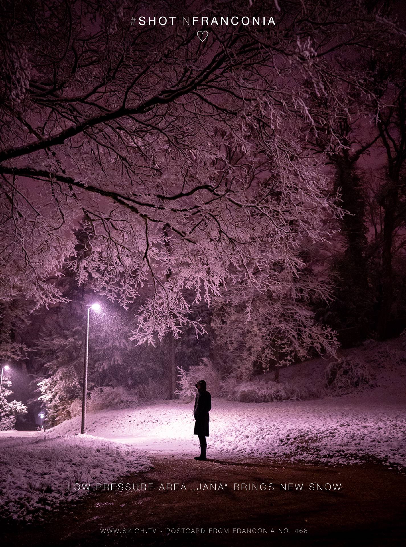 Low pressure area "Jana" brings new snow | 1/60s * f1.4 * ISO 10000 * 24mm - FE 24mm F1.4 GM - Sony α7 IV Low pressure area "Jana" brings new snow