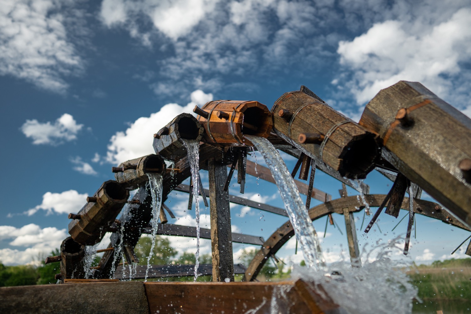 Waterwheel at Möhrendorf | 1/1000s * f6.3 * ISO 1000 * 24mm - FE 24mm F1.4 GM - Sony α7 IV Waterwheel at Möhrendorf