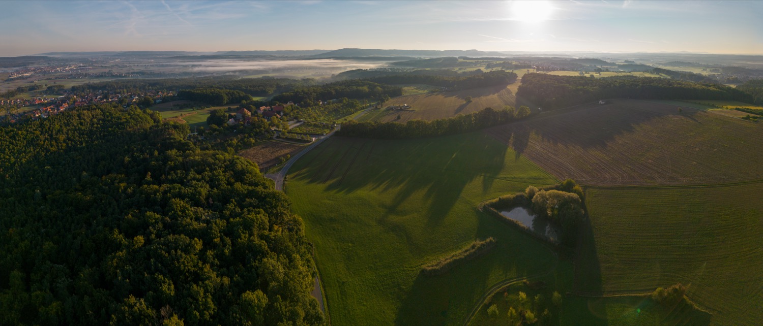 Good morning Atzelsberg | 1/15s * f1.7 * ISO 120 * 7mm - 6.7 mm f/1.7 - DJI Mini 3 pro Good morning Atzelsberg