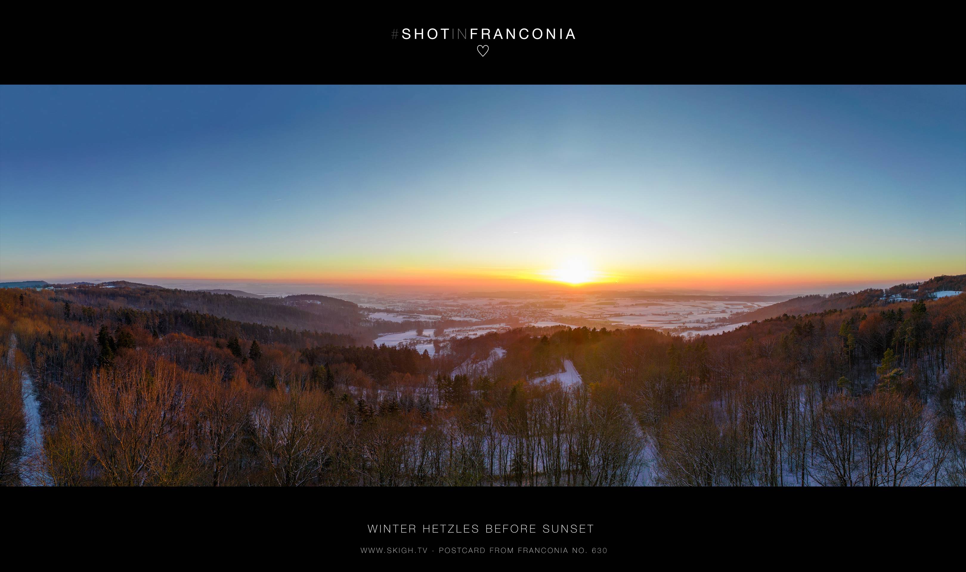 Winter Hetzles before sunset | 1/350s * f1.7 * ISO 100 * 7mm - 6.7 mm f/1.7 - DJI Mini 3 pro Winter Hetzles before sunset
