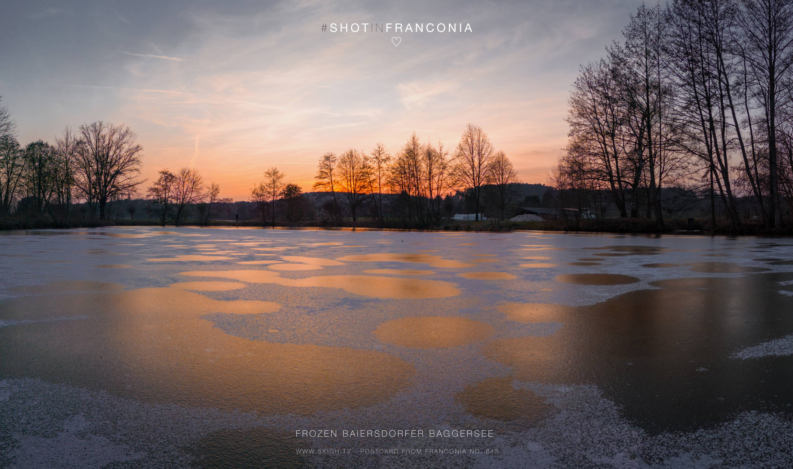 Frozen Baiersdorfer Baggersee | 1/500s * f1.7 * ISO 130 * 7mm - 6.7 mm f/1.7 - DJI Mini 3 pro Frozen Baiersdorfer Baggersee