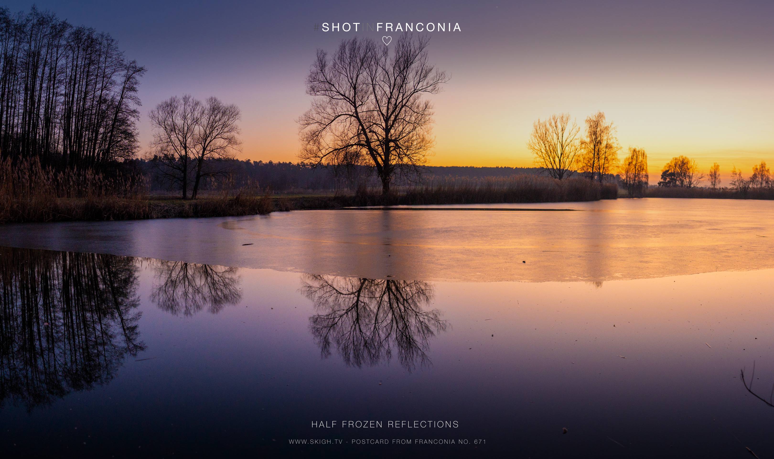 Half frozen reflections | 1/125s * f3.5 * ISO 800 * 24mm - FE 24mm F1.4 GM - Sony α7 IV Half frozen reflections