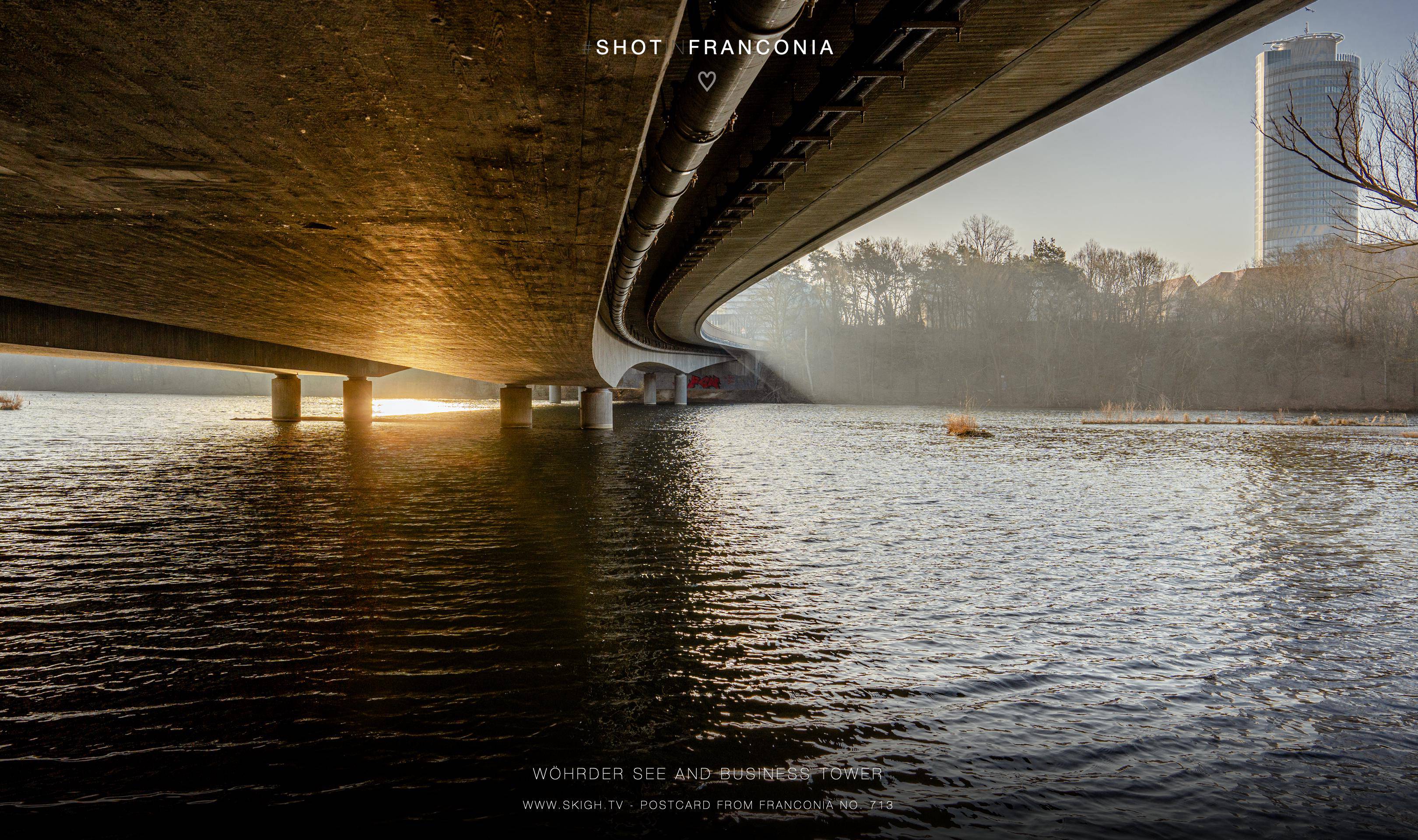 Wöhrder See and Business Tower | 1/250s * f8 * ISO 100 * 24mm - FE 24mm F1.4 GM - Sony α7 IV Wöhrder See and Business Tower